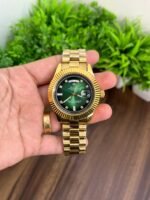 Rolex Day Date Oyster Perpetual Green Textured Dial