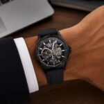 Tommy Hilfiger Automatic 43MM Black Silicone