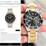 Emporio Armani Diver Chronograph 43MM Black Dial - Image 5