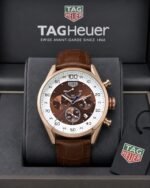 Tag Heuer Rose-Gold Tone Chronograph - Image 7