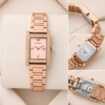 Emporio Armani Genni Rectangular Rose Gold - Image 3