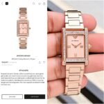 Emporio Armani Genni Rectangular Rose Gold - Image 6