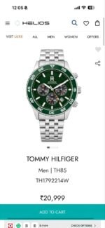 Tommy Hilfiger Green Dial Sports Chronograph - Image 2
