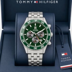 Tommy Hilfiger Green Dial Sports Chronograph
