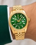 Rolex Sky-Dweller Gold-Tone Green Dial - Image 3