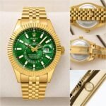 Rolex Sky-Dweller Gold-Tone Green Dial - Image 4