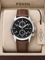 Fossil Bennette Black Dial Chronograph