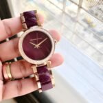 Michael Kors Parker Plum Acetate Rose-Gold Quartz