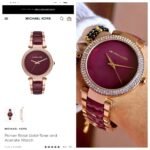 Michael Kors Parker Plum Acetate Rose-Gold Quartz - Image 5