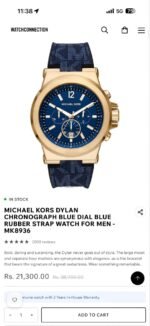Michael Kors Dylan Blue Sunray Dial - Image 3