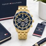Tommy Hilfiger Navy Blue Dial Sports Chronograph