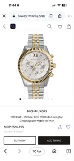 Michael Kors Lexington Two-Tone Chronograph - Image 2