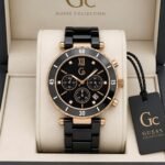 Guess Black And Rose Gold Chronograph
