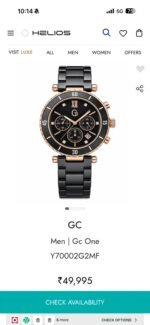 Guess Black And Rose Gold Chronograph - Image 2