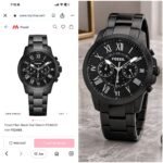 Fossil Black Roman Chronograph 43mm - Image 3