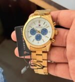 Tommy Hilfiger Gold Chronograph 43MM - Image 4