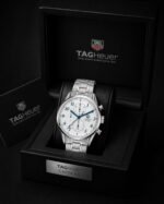 Tag Heuer Carrera Heritage White Dial Chronograph - Image 3