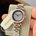 Emporio Armani Blue Diamond-Style Dial