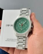 Armani Exchange Parker Green Dial Chronograph - Image 4