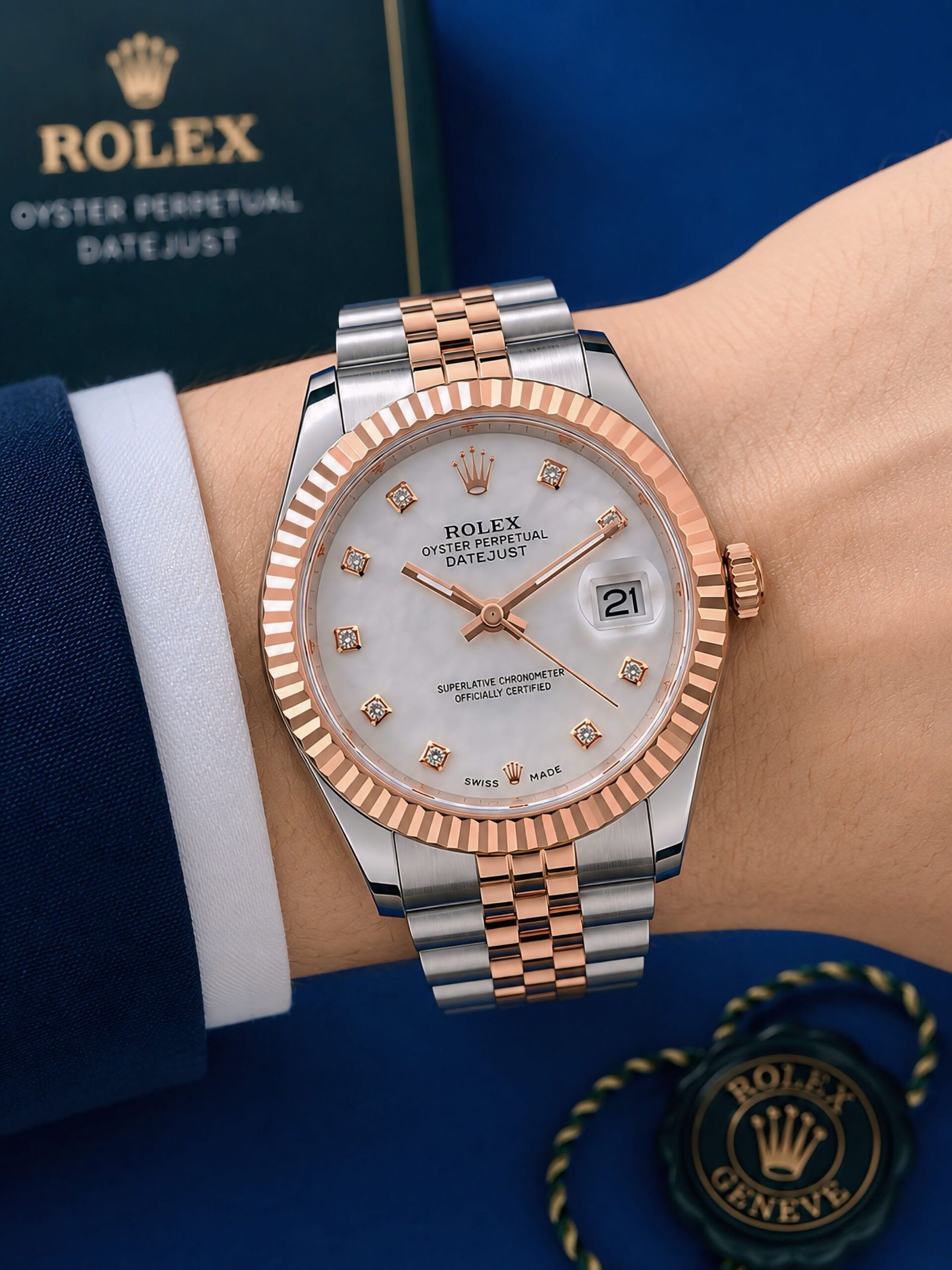WhatsApp Image 2026-09-02 at 3.22.12 PM Rolex Oyster Perpetual 41MM Mother Of Pearl Dial - Image 1