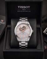 Tissot Gentlemen Powermatic 80 Open Heart Grey Dial - Image 4