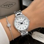Fossil Tailor’s Day & Date White Dial - Image 4