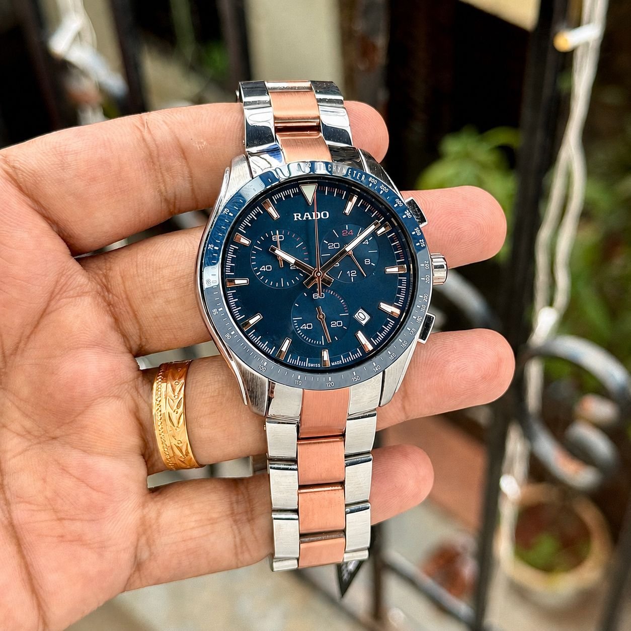 WhatsApp Image 2026-09-04 at 5.57.20 PM Rado HyperChrome Blue Chronograph Dial - Image 1
