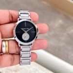 Michael Kors Portia Silver Black Dial
