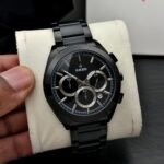 Rado Chronograph Black Gold Tone Chrono
