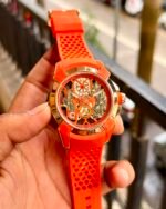 Jacob & Co Epic X 12MM Rose Gold Orange Quartz