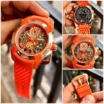 Jacob & Co Epic X 12MM Rose Gold Orange Quartz - Image 4