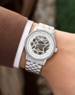 Michael Kors Automatic Skeleton Silver-Tone - Image 2