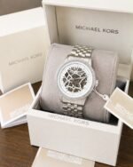 Michael Kors Automatic Skeleton Silver-Tone - Image 4
