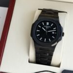 Patek Philippe Nautilus Black Analog Quartz