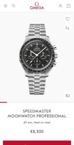 Omega Seamaster Professional Diver 300M Blue Dial - Image 4