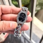 Swarovski Silver Crystal Black Dial - Image 2