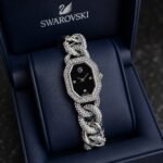 Swarovski Silver Crystal Black Dial - Image 3