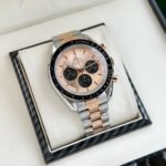 Omega Moonwatch 42MM Rose Gold Black Chronograph - Image 3