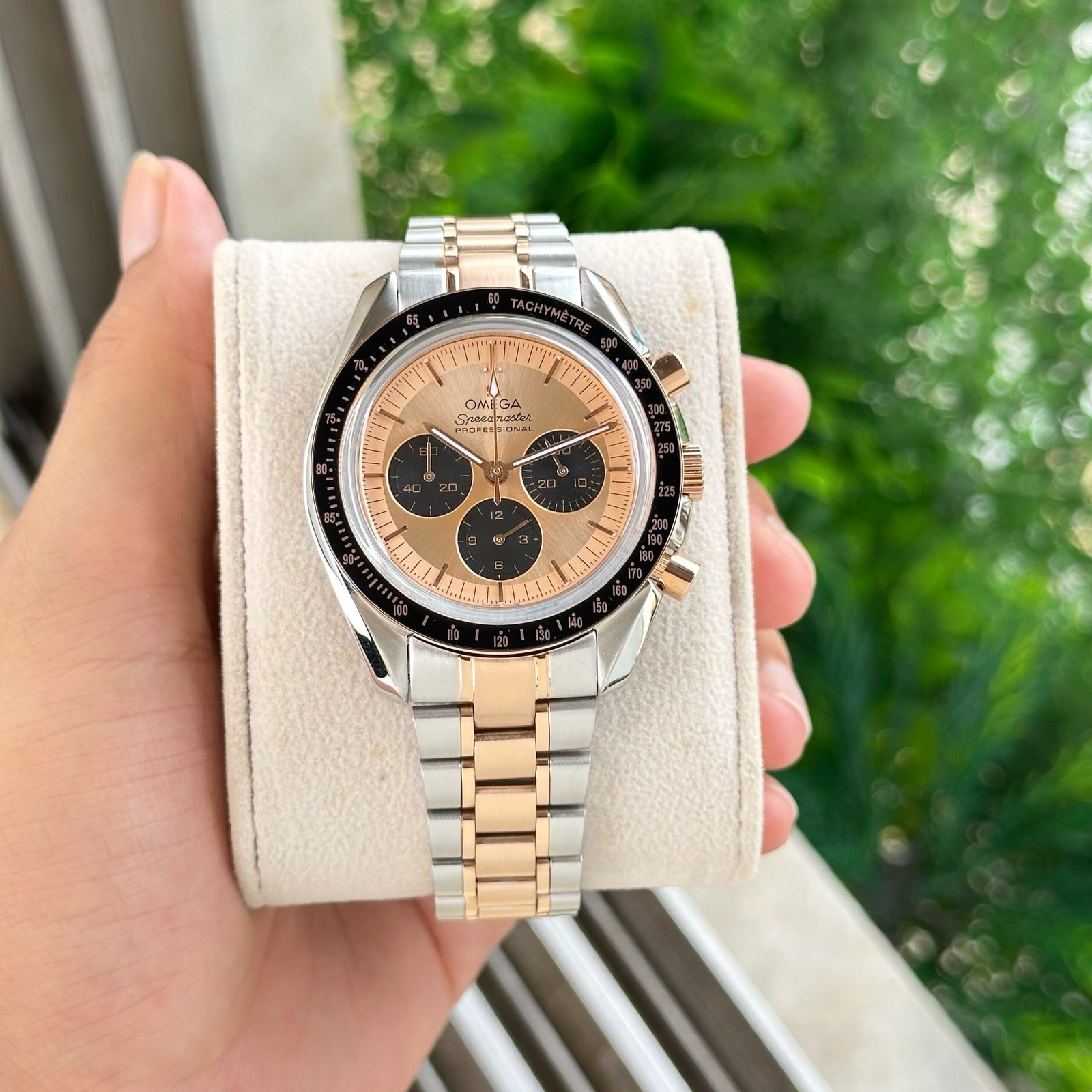 WhatsApp Image 2026-09-09 at 11.54.07 AM Omega Moonwatch 42MM Rose Gold Black Chronograph - Image 1