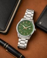 Casio Edifice Green Dial Silver Analog Dial - Image 2