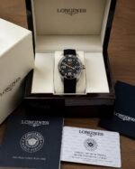 Longines Automatic Black Dial Rose Gold - Image 2