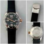 Longines Automatic Black Dial Rose Gold - Image 3