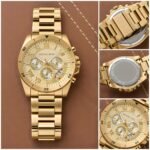 Michael Kors Brecken Chronograph 44MM Gold Dial - Image 2