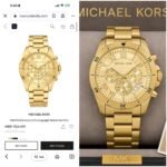 Michael Kors Brecken Chronograph 44MM Gold Dial - Image 3