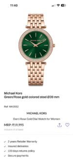 Michael Kors Darci Slim Green Dial - Image 2