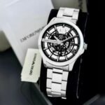 Armani Exchange Silver Blue Dial Automatic - Image 2