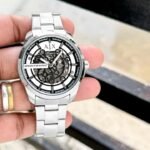 Armani Exchange Silver Blue Dial Automatic - Image 3