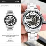 Armani Exchange Silver Blue Dial Automatic - Image 5