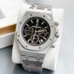 Audemars Piguet Silver Black Dial Analog