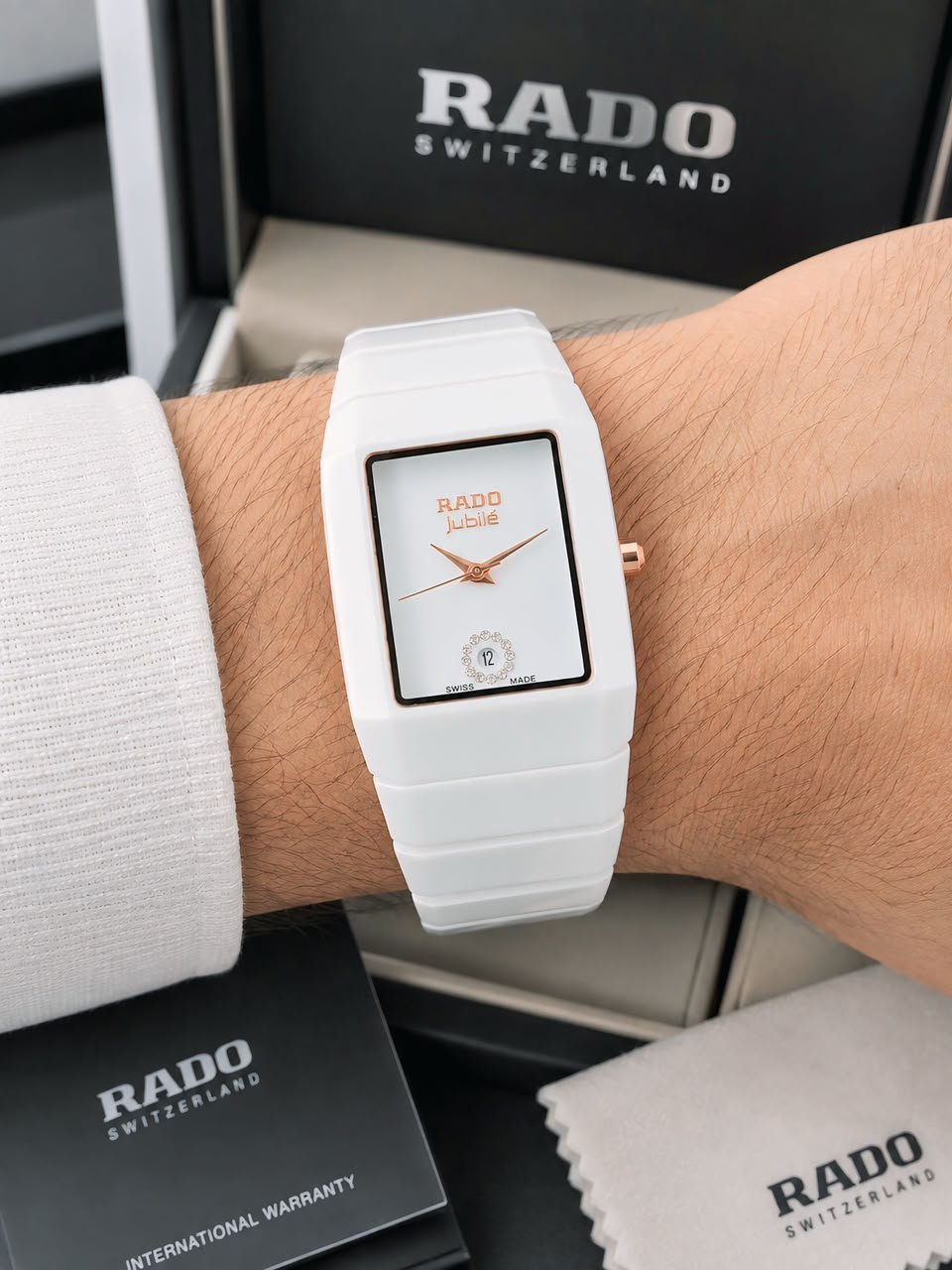WhatsApp Image 2026-09-10 at 11.09.52 PM Rado Jubilee White Ceramic Dial - Image 1